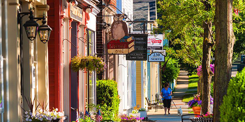Small business store fronts