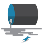 leaking tank leaking tank icon