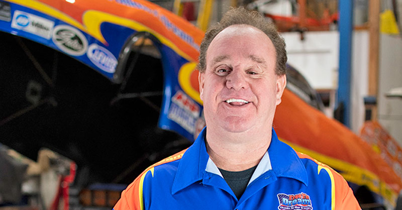 Jay Blake portrait in shop