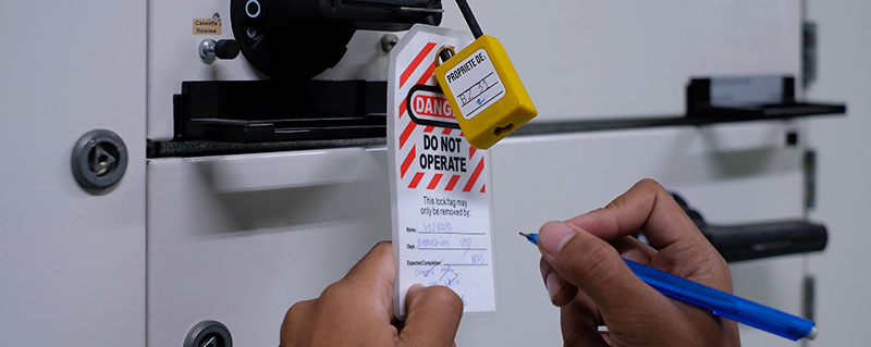 Lockout/Tagout Tag