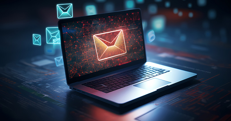 Email sent to employees with cyber security tips