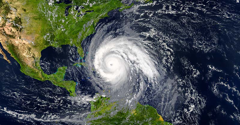 Hurricane getting close to hitting land