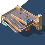 underground parking garage