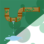 broken pipes with mold