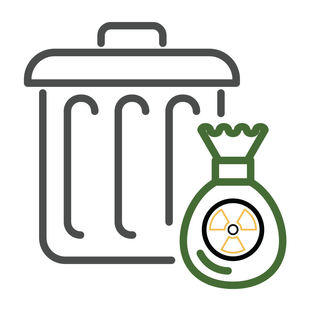 toxic waste and trash container toxic waste and trash container icon