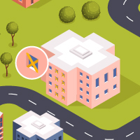 Seals around the windows of a building failing