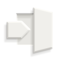 A logo that implies logging in